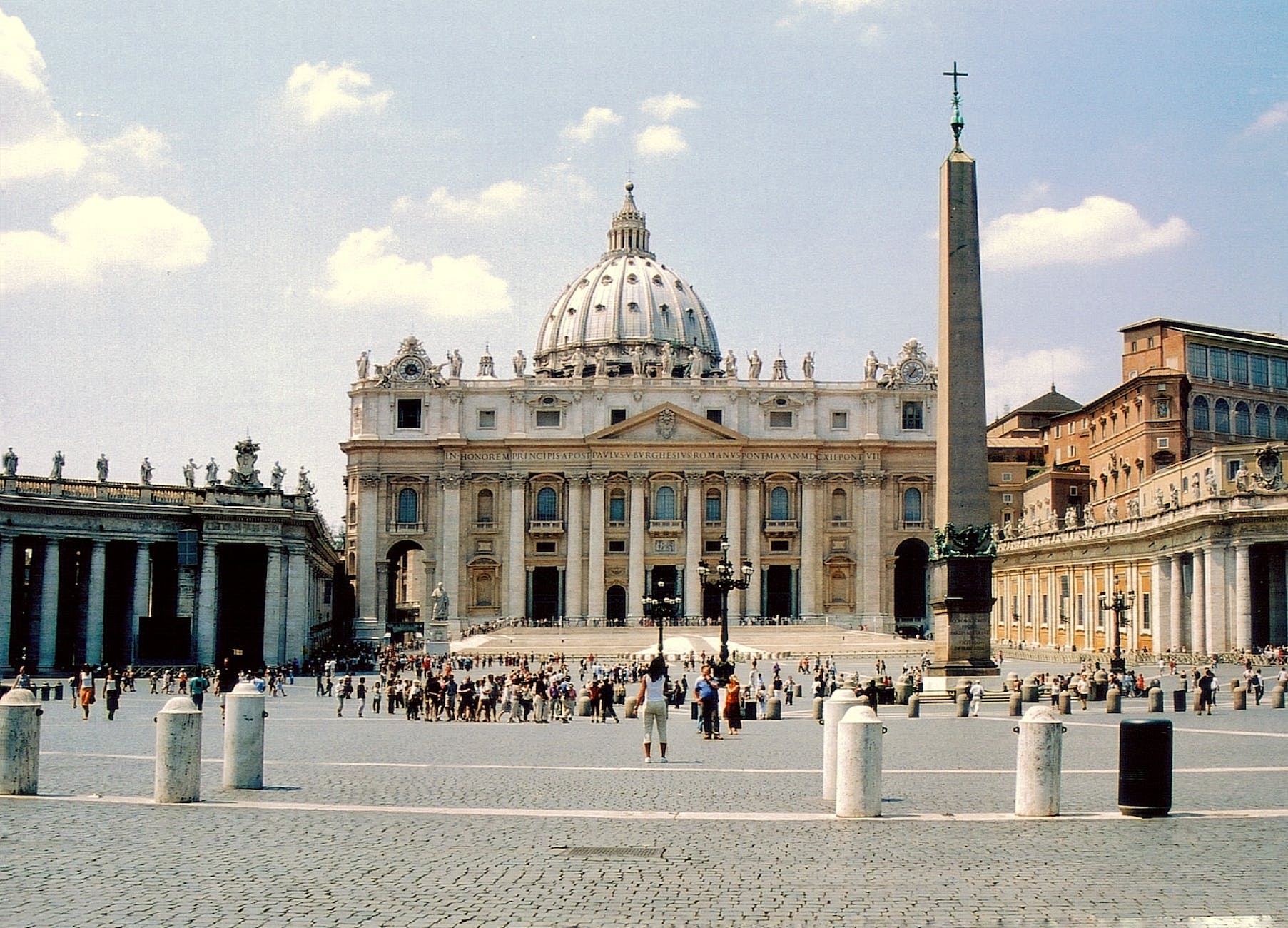 the papal basilica of saint peter in the vatican city